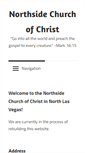 Mobile Screenshot of nlvchurchofchrist.com